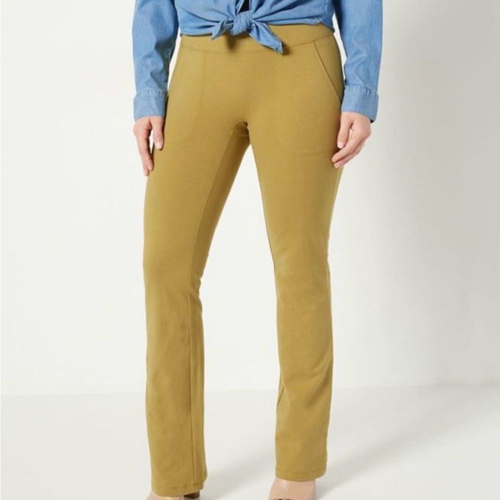 Women with Control Small NWT Women's Pants SMOOTH & SLEEK Green A476527